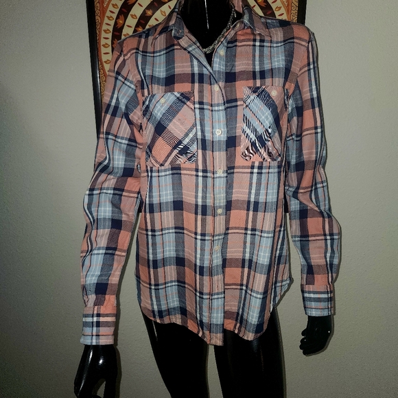 Lauren Ralph Lauren Long Sleeve Plaid Button Up - Picture 1 of 3